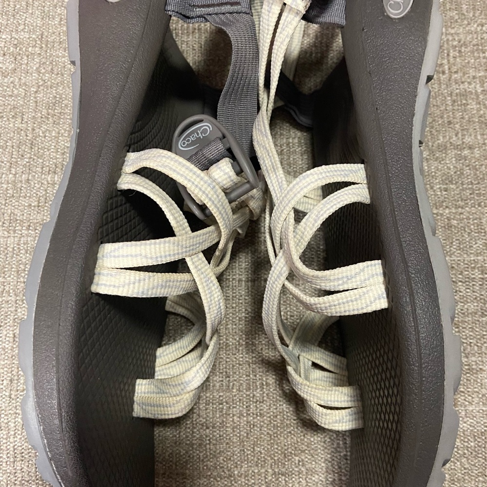 Chaco Gray Performance Sandals With Adjustable St… - image 3